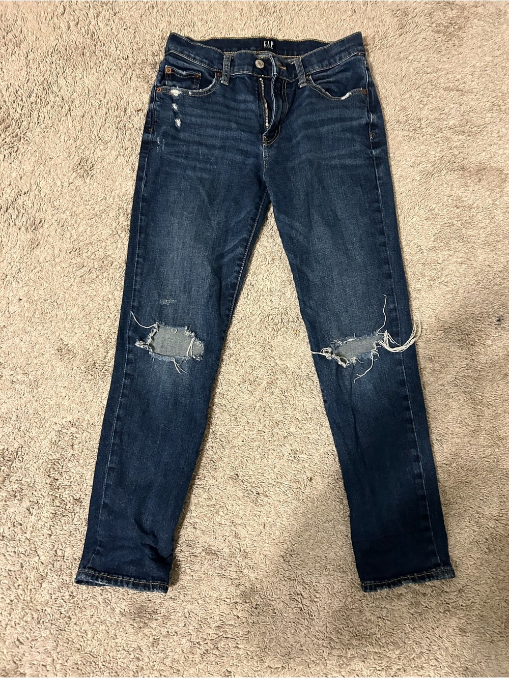 GAP Women's Girlfriend Dark Blue Jeans